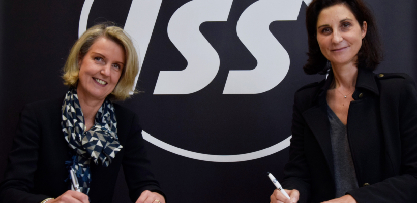 Ségolène Boulan, DRH d'ISS France, et Judith Jiguet, présidente.