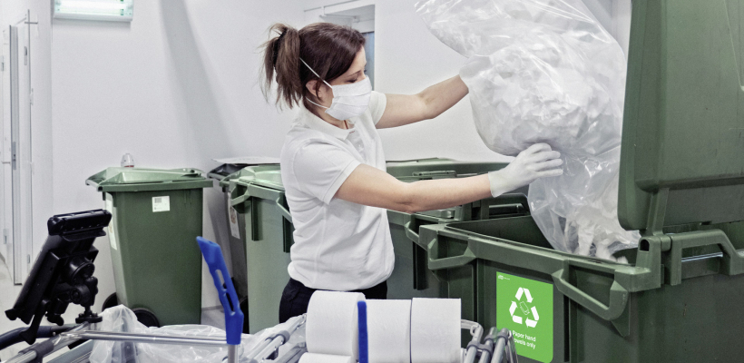 Les industriels de l'essuyage travaillent notamment à des solutions de recyclage.